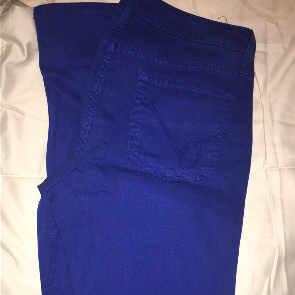 Skinny electric blue Bebe jeans